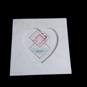 NEVER USED White Marble 6 x 6 photo frame